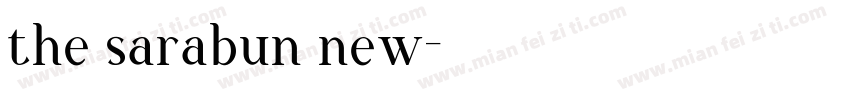 the sarabun new字体转换